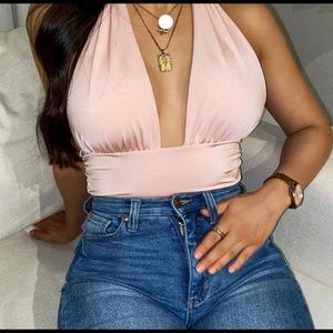 Rose Pink Back Tie Crop Top ✨✨